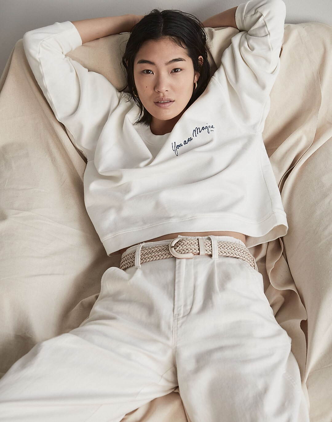 Woven Leather Belt | Madewell