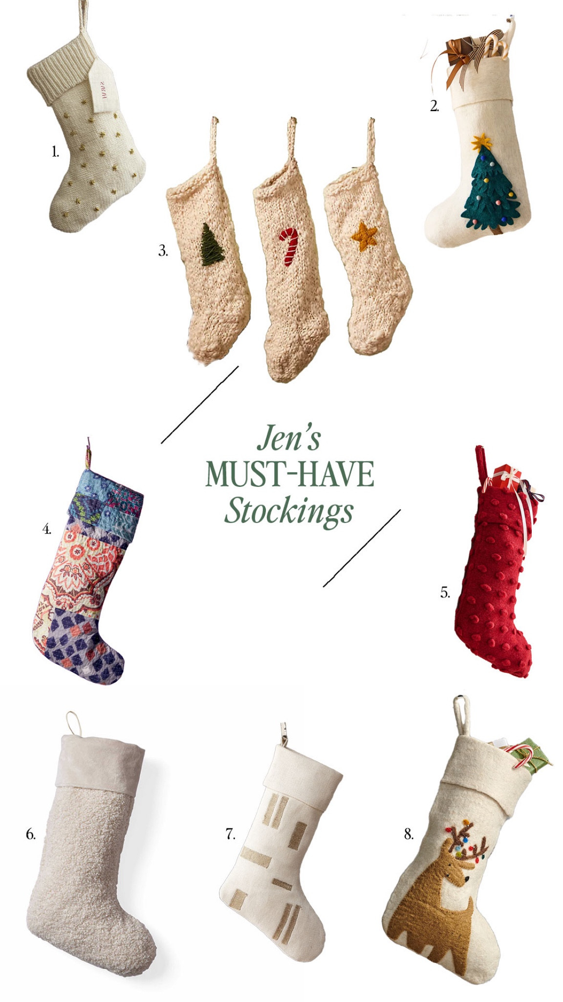 Jen’s Must-Have Stockings 🎄

#LTKSeasonal #LTKHoliday #LTKhome
