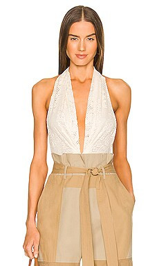 Mes Demoiselles Fanti Bodysuit in Ecru from Revolve.com | Revolve Clothing (Global)