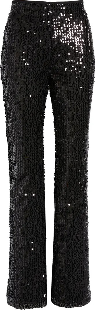Open Edit Sequin Flare Pants | Nordstrom | Nordstrom