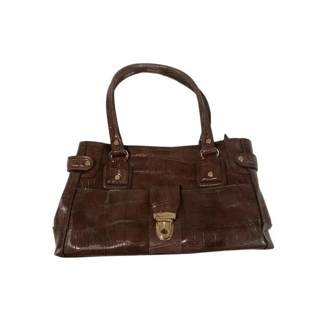 Beautiful Brown Liz Claiborne Crocodile Bag - Etsy | Etsy (US)