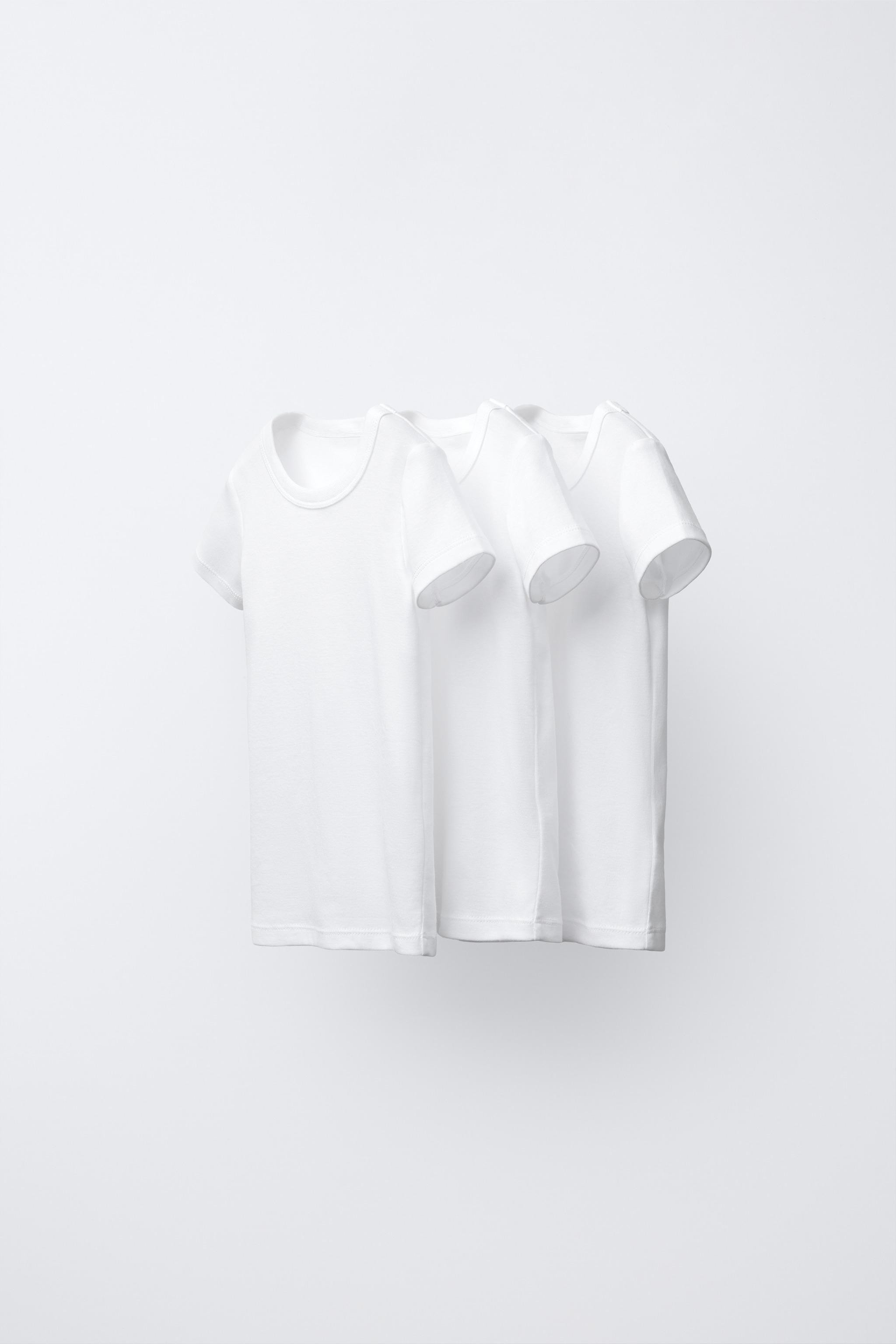 THREE-PACK OF SHORT SLEEVE T-SHIRTS | Zara US