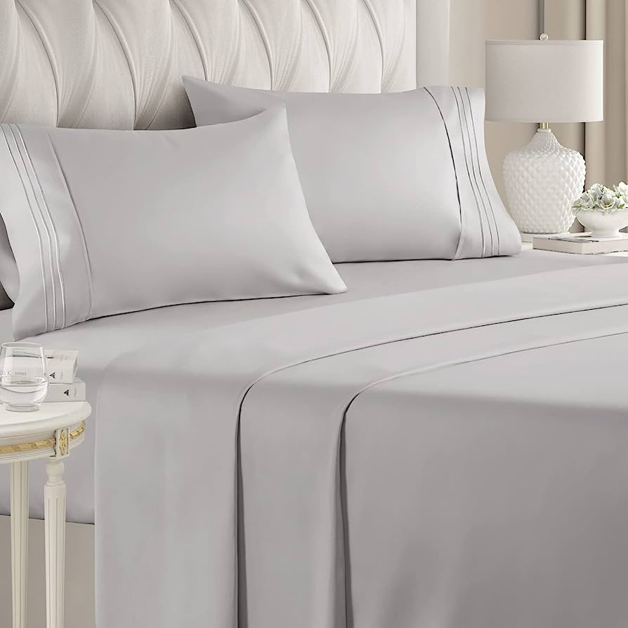King Size Sheet Set - 4 Piece Set - Hotel Luxury Bed Sheets - Extra Soft - Deep Pockets - Easy Fi... | Amazon (CA)