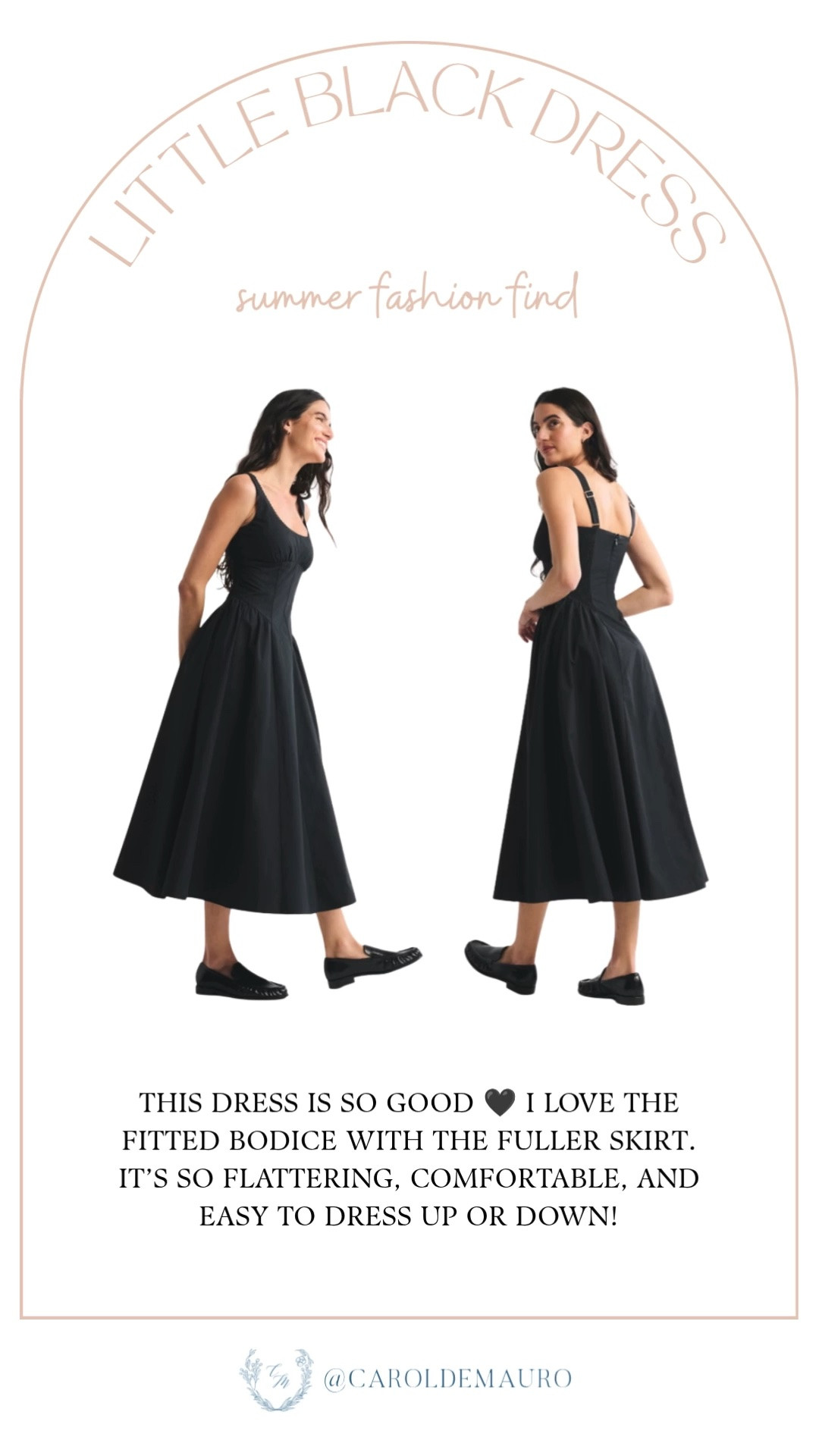 summer wardrobe, LBD, black dress, versatile dress, timeless look, closet staple, capsule wardrobe, a-line dress, dressy look, casual look

#LTKootd #LTKPetite #LTKU