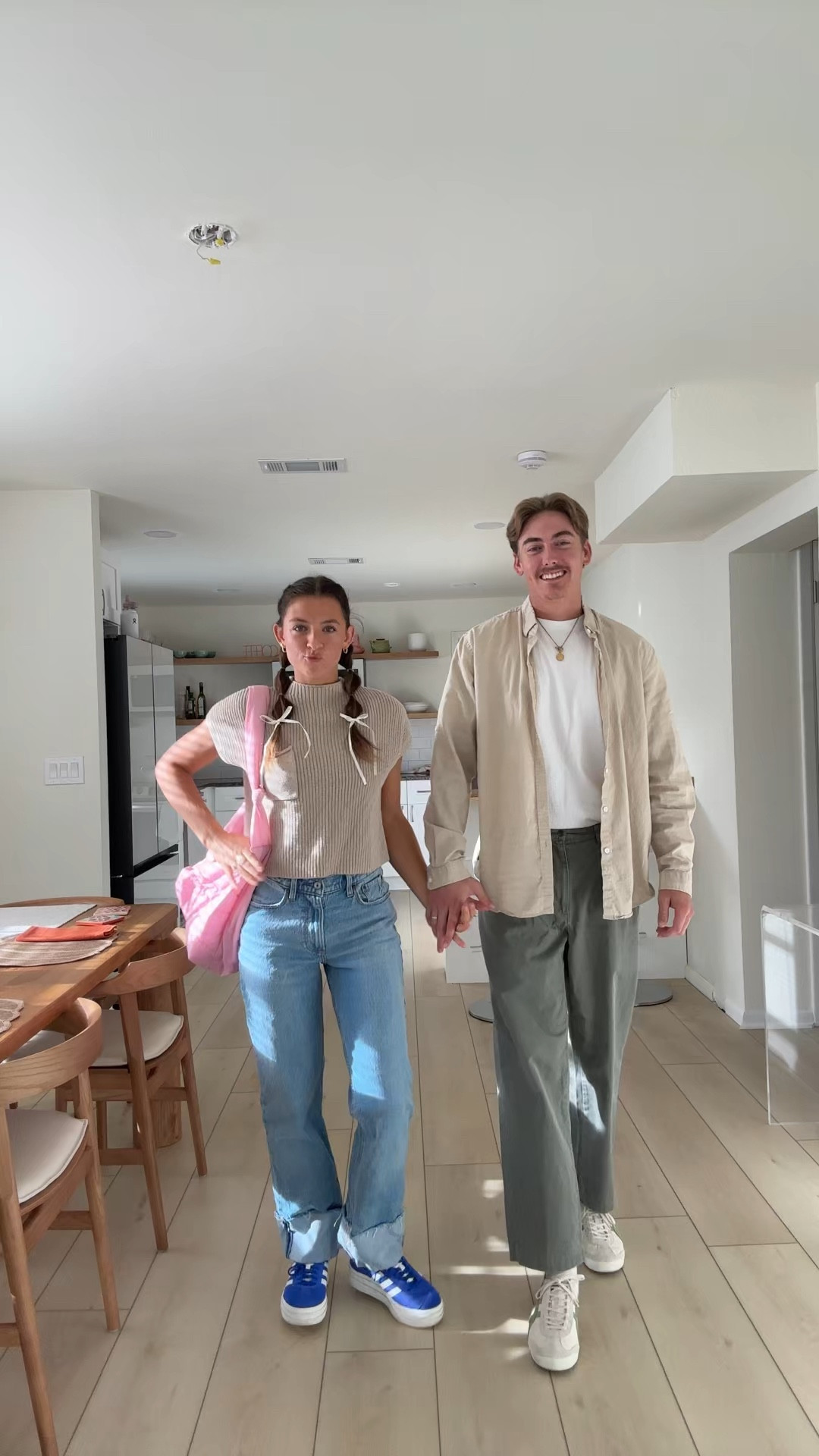 couple fit check for church! 
Jeans: size 25 curve love (fits a lil big)
Top: small is part of a set but runs small 
Joshs: pants linked similar and top size XL

#LTKSeasonal #LTKstyletip #LTKmens