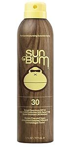 Sun Bum Original Moisturizing Sunscreen Spray, 6 oz Bottle, 1 Count, Broad Spectrum UVA/UVB Prote... | Amazon (US)