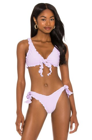 Tularosa Blayk Top in Lilac & White from Revolve.com | Revolve Clothing (Global)