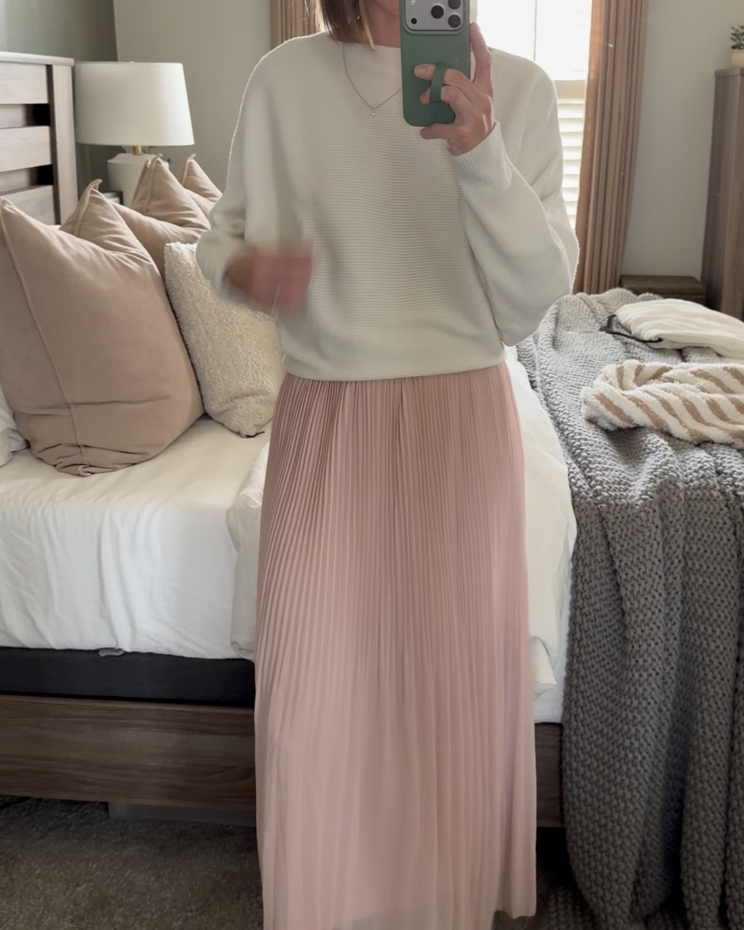 Wearing a small in the top and skirt!￼

#LTKootd #LTKSeasonal