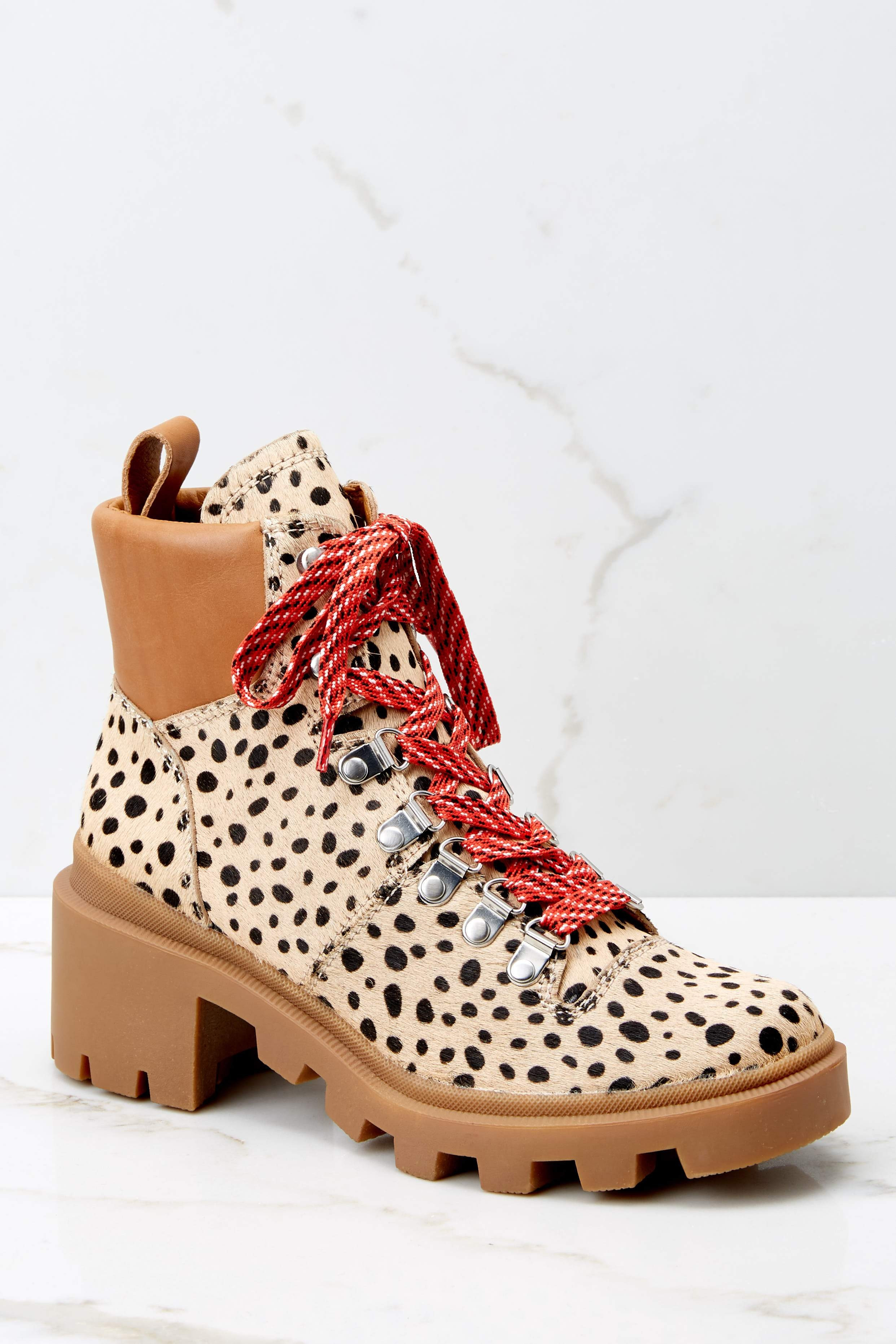 Rubi Cheetah Boots | Red Dress 