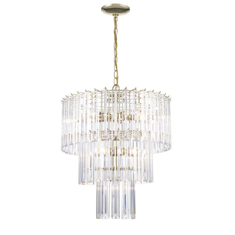 Abington 9 - Light Statement Tiered Chandelier | Wayfair North America