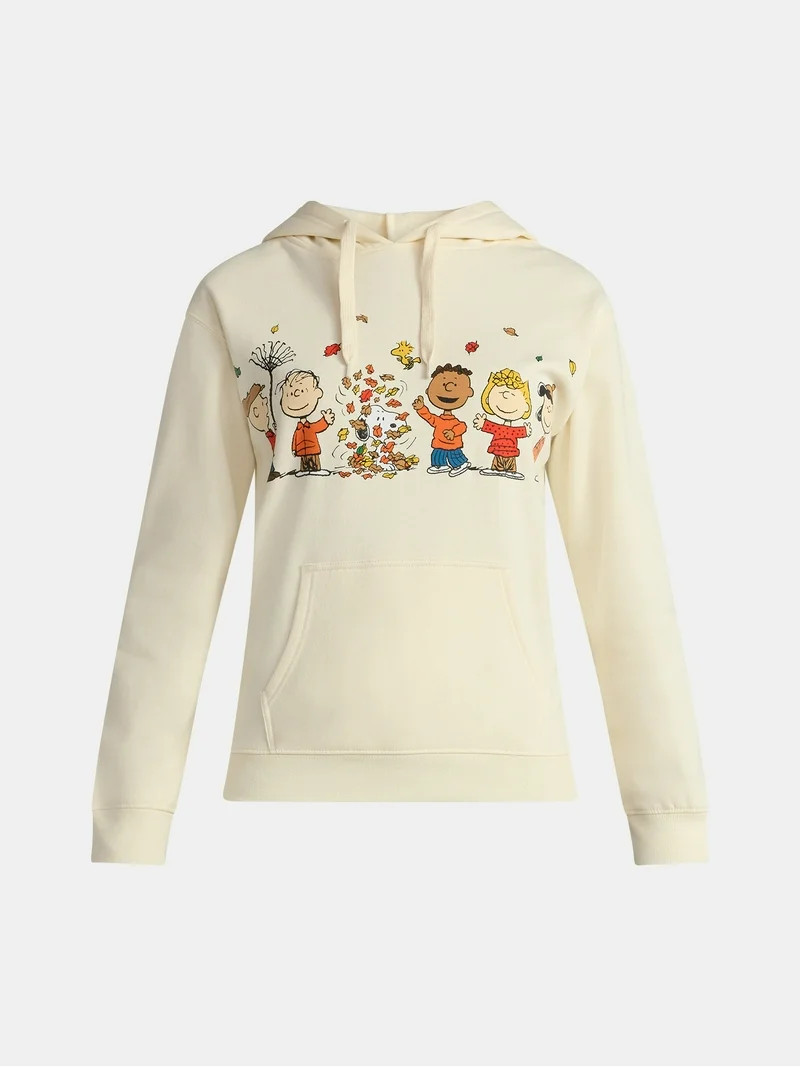 Peanuts Women's Fall Graphic Hoodie with Long Sleeves, Sizes XXS-XXL | Walmart (US)