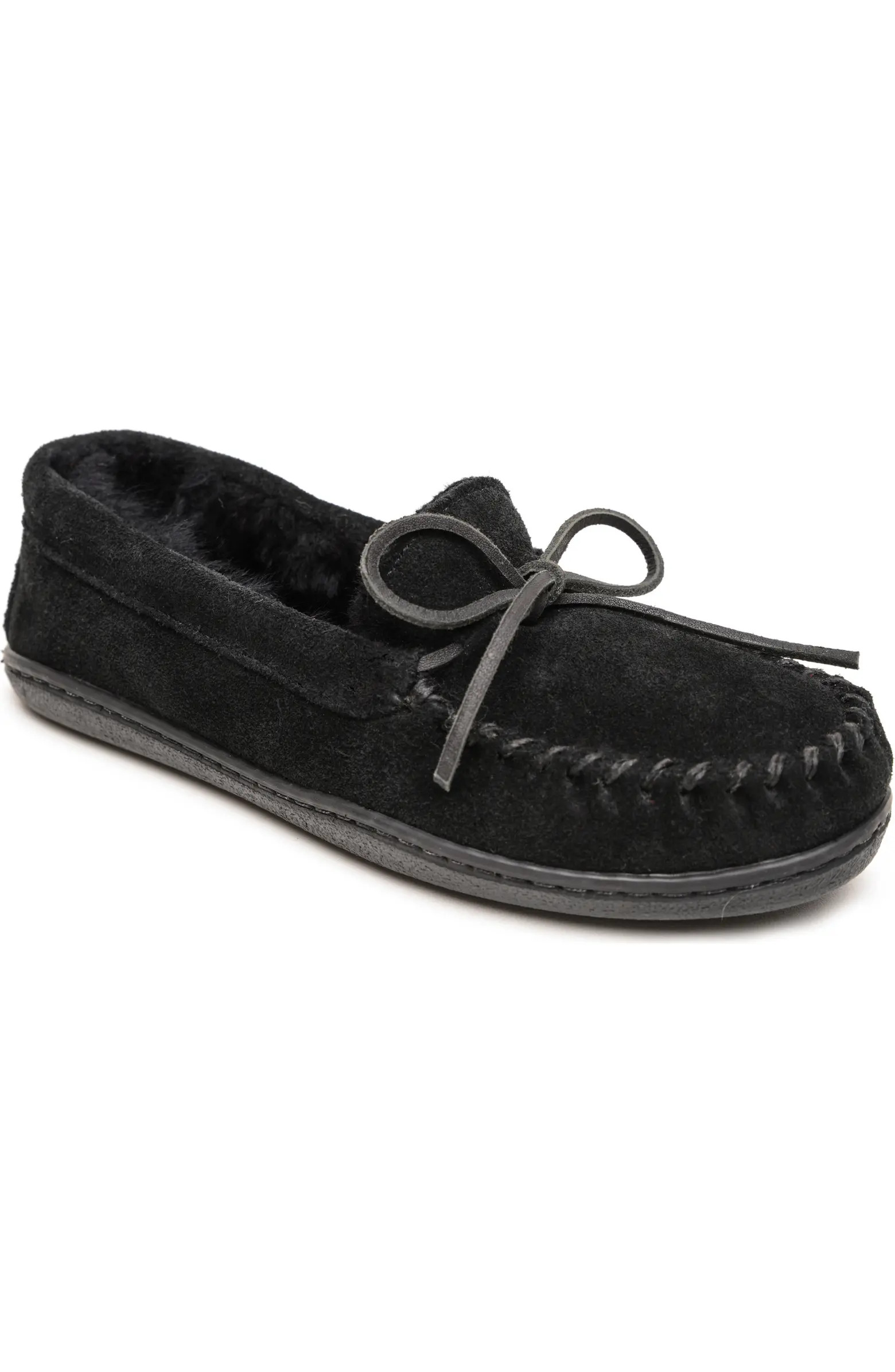 Genuine Shearling Lined Driving Shoe (Women) | Nordstrom