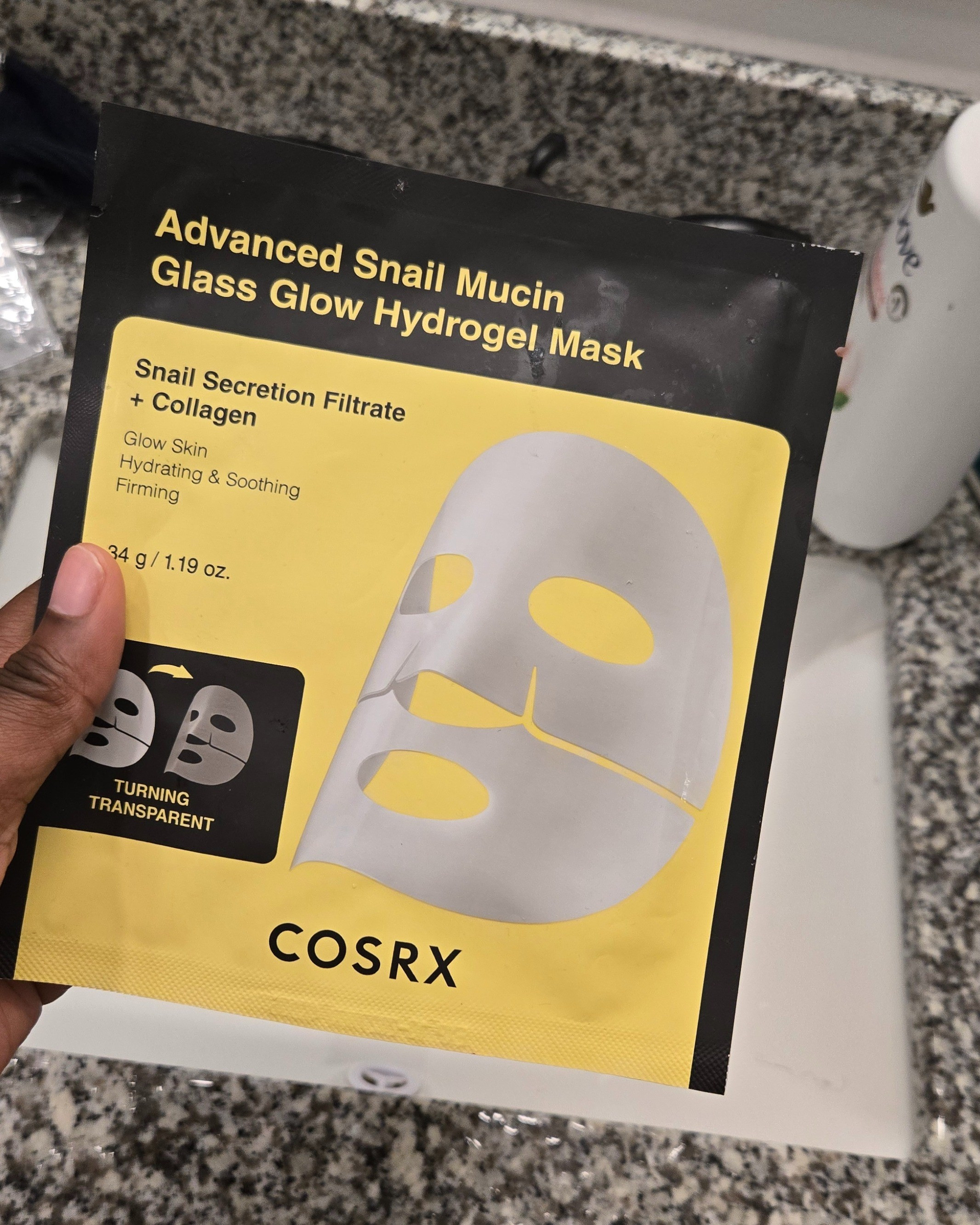 This Cosrx face mask is superior. It left my skin so glowy. I left it on for 4 hours. I tried to wear it throughout the night but it fell off. Once I was done with the mask I put the leftover snail mucin from the pack on my face.

#LTKselfcare #LTKFindsUnder50 #LTKBeauty