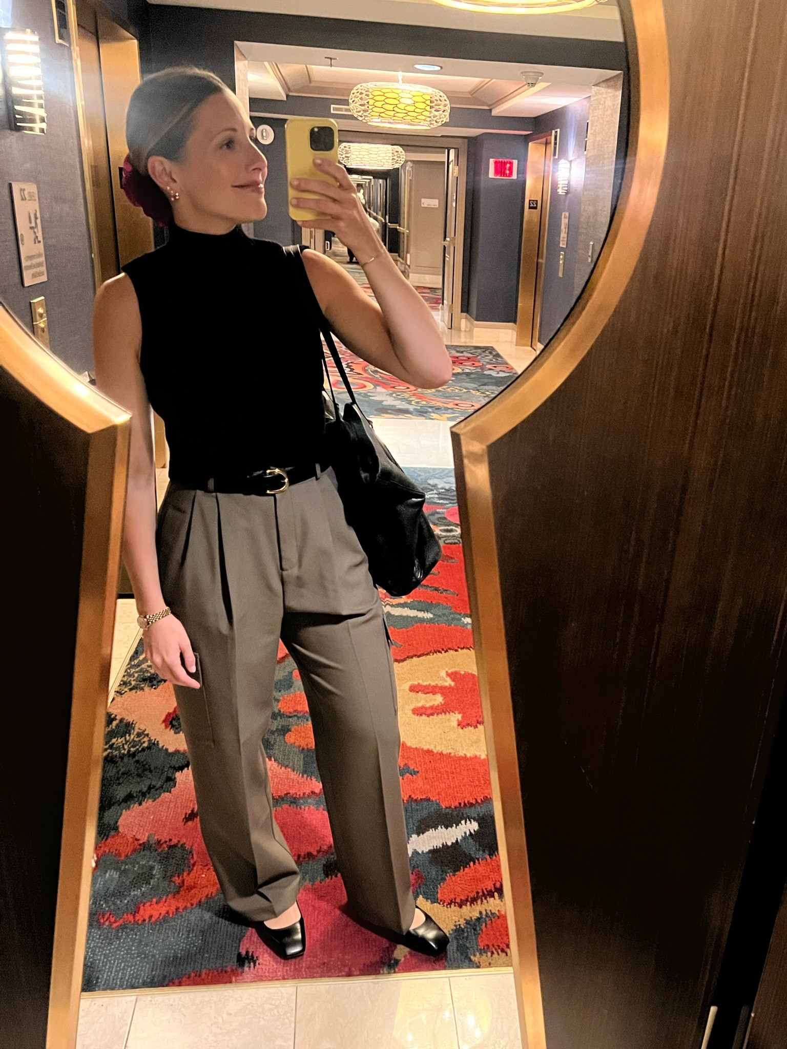 top: old zara (linked similar) 
pants: tts - in the small (could also wear the medium)

#LTKstyletip #LTKfindsunder100 #LTKSeasonal