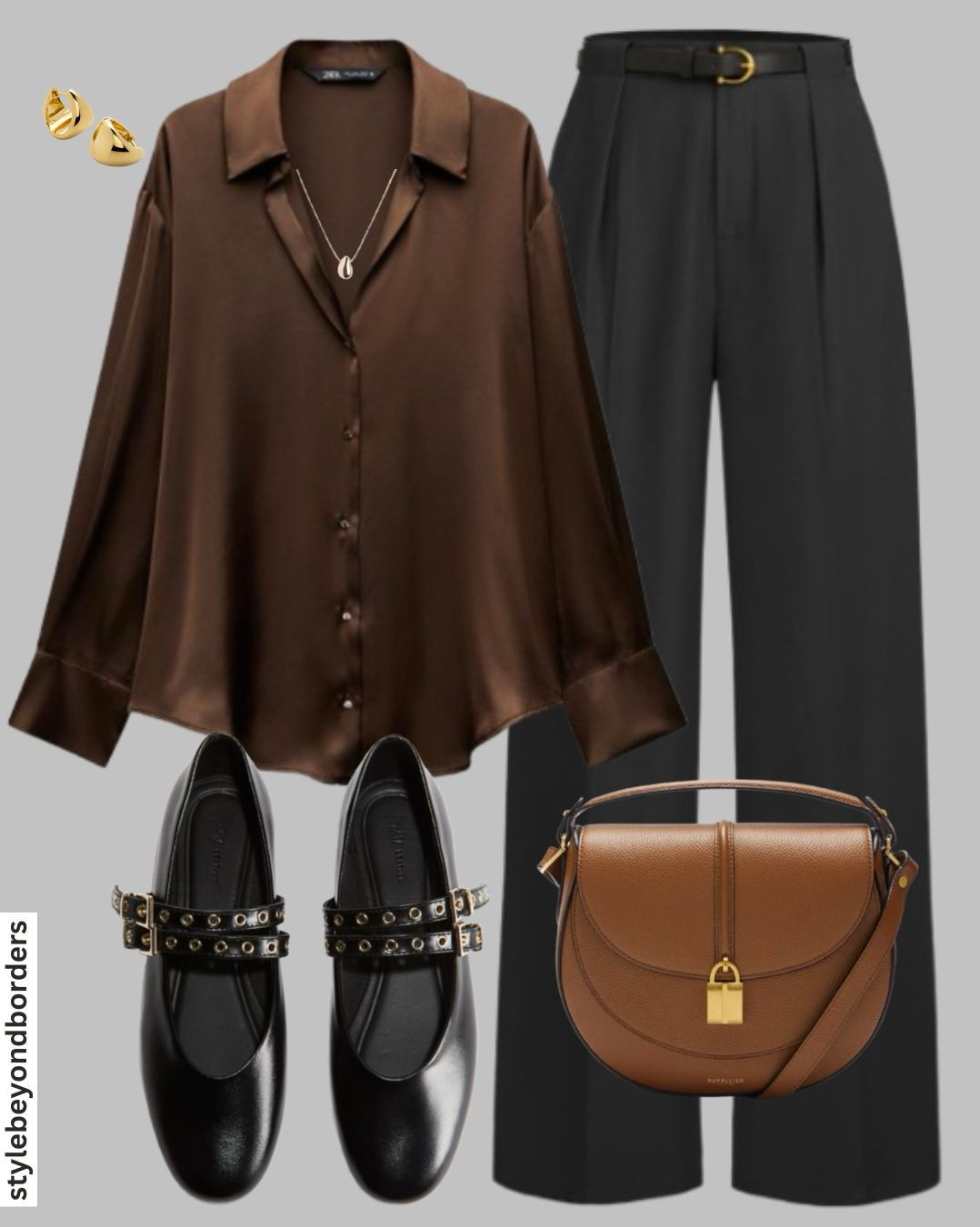 Satin shirt styling for spring 🖤✨
Tags: satin shirts zara brown, spring casual chic outfit, office outfit, work outfit, colors,DeMellier handbag,trending color combo brunch outfit, casual outfit, easy to style, chic outfit, leather ballet flats, elegant outfit, dress pants, neutral outfit, office outfit, modest outfit, midsize outfit, YSL bag, ballet flats, denim,jeans,H&M


#LTKstyletip #LTKworkwear #LTKspring