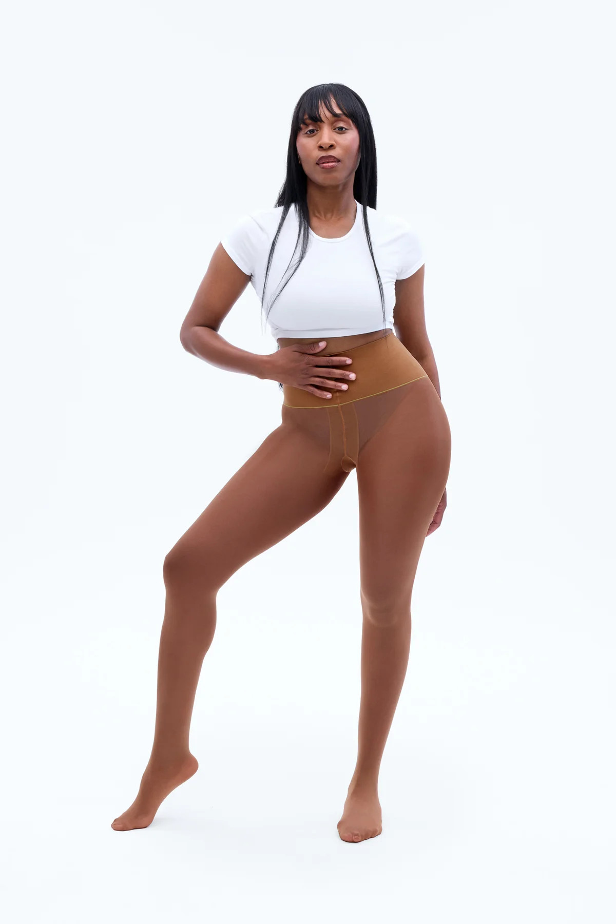 Nude Classic Sheer Rip-Resist Tights – 4” Waistband | Sheertex