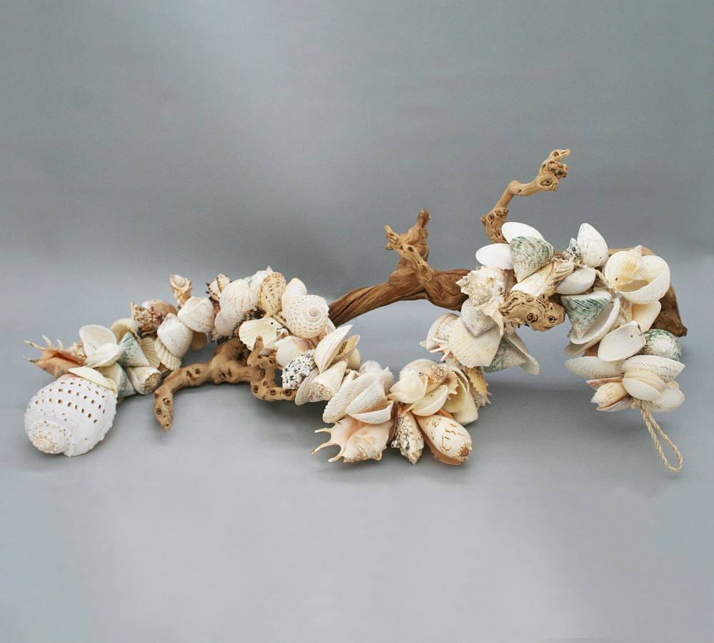 White Assorted Shell Garland, 56" | Pottery Barn (US)