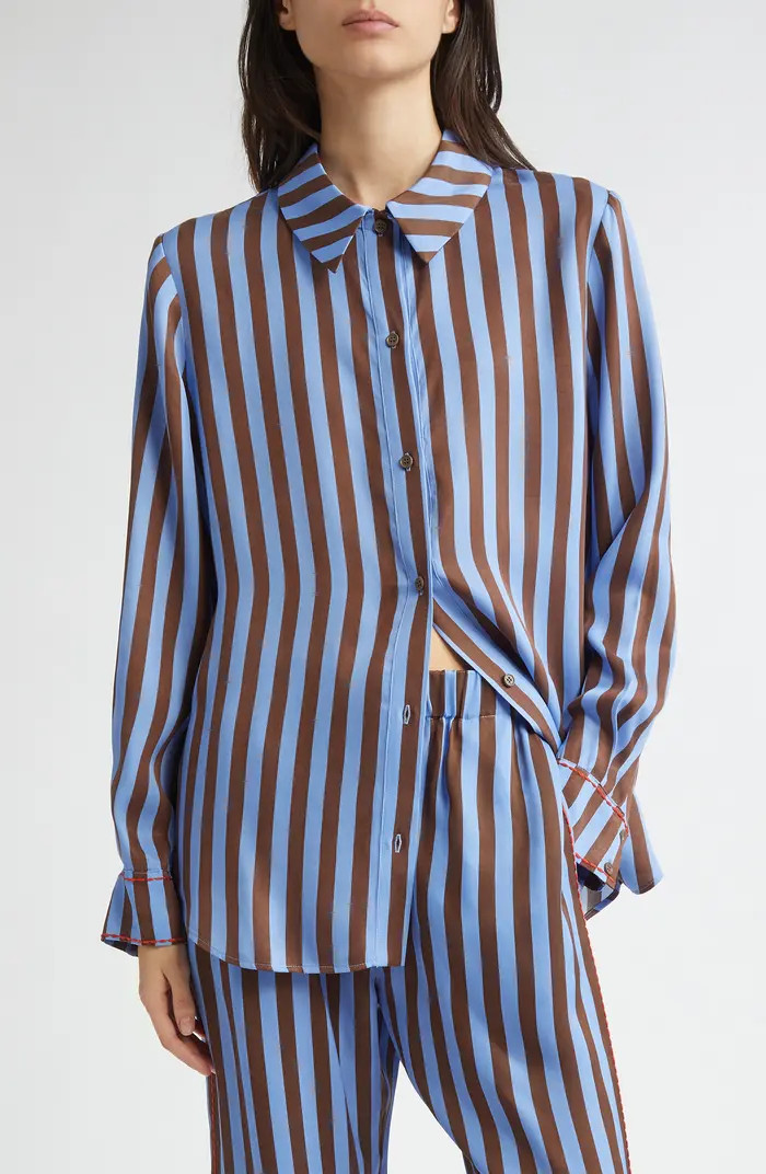 Stine Goya Stripe Button-Up Shirt | Nordstrom | Nordstrom