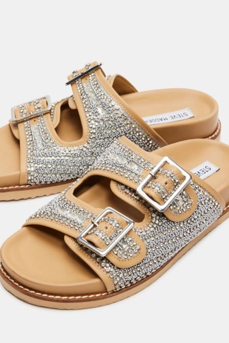 Love the rhinestone touch on these espadrilles ✨ and they are on sale!