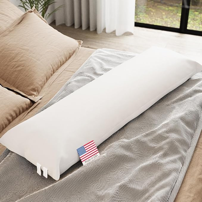 Looms & Linens an American Dream 54 inch Dakimakura Pillow Long Body Pillow Insert - Made in USA ... | Amazon (US)