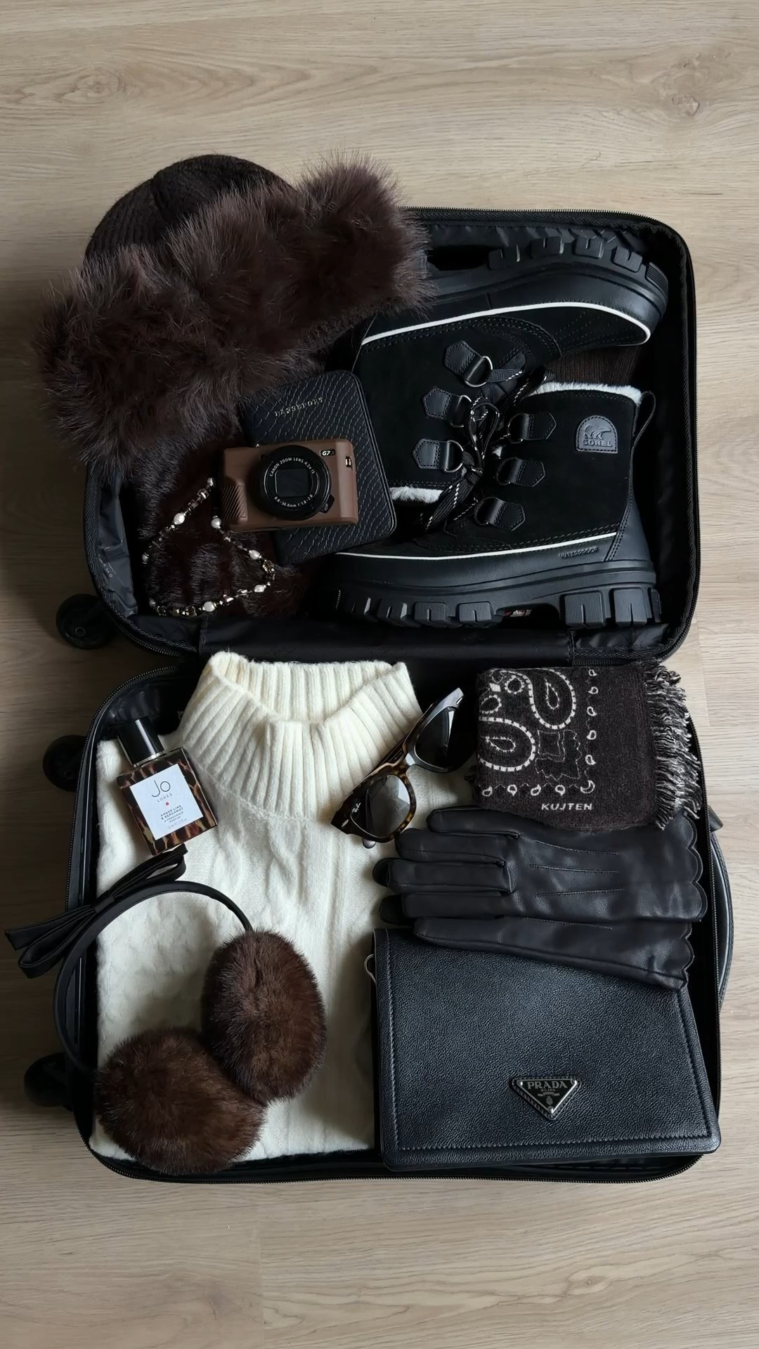 This girl is going to Vienna 
Winter city break packing 
Snow boots
Cable knit jumper
Canon g7x mark ii 
Passport cover
See muffs 


#LTKwinter #LTKfestive #LTKuk