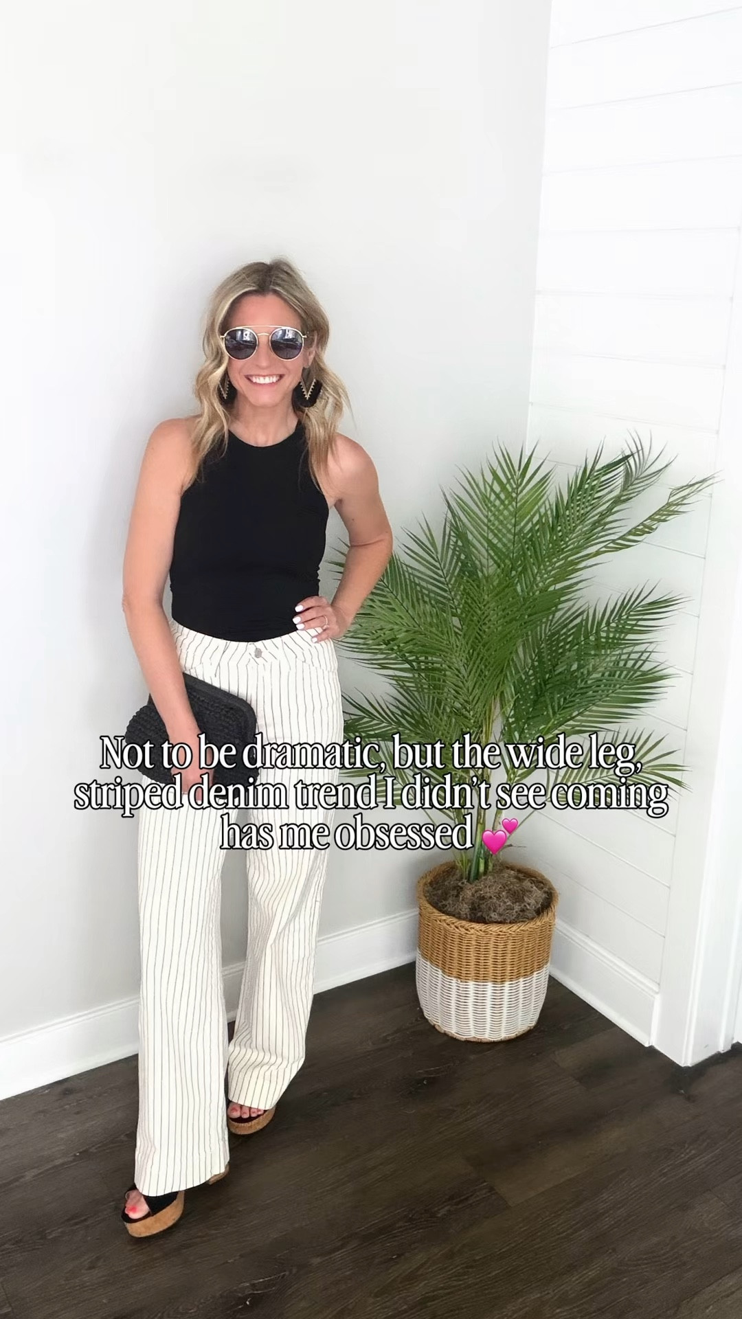 The Read Between The Lines Wide Leg Jeans from @charmingandmain are that effortless pair your wardrobe needs 🤍

The subtle high-rise gives you a smooth, flattering waistline, while the wide-leg fit creates that long, elongated silhouette we all love. And let’s talk about the vertical stripes—they instantly make your legs look longer and your outfit feel more elevated ✨

Made with soft stretch denim that moves with you (because cute shouldn’t be uncomfortable), and finished in a light contrast wash that makes getting dressed feel easy. Throw these on with a basic top and suddenly you look like you tried… even if you didn’t. 👖🤍

Denim linked in stories and here⬇️

https://charmingandmain.com/products/read-between-the-lines-striped-wide-leg-jeans

Effortless denim, striped denim to be dressed up or down, versatile denim for spring

#charmingandmain #denim  #BoutiqueStyle #MomStyle #ltkover40