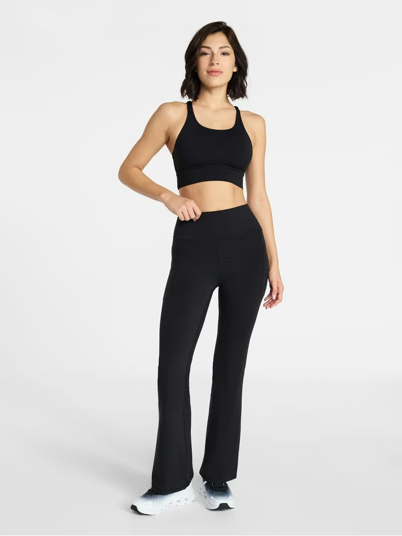 Avia Women's and Women's Plus SoftSculpt Flare Leggings, Sizes XS-4X | Walmart (US)