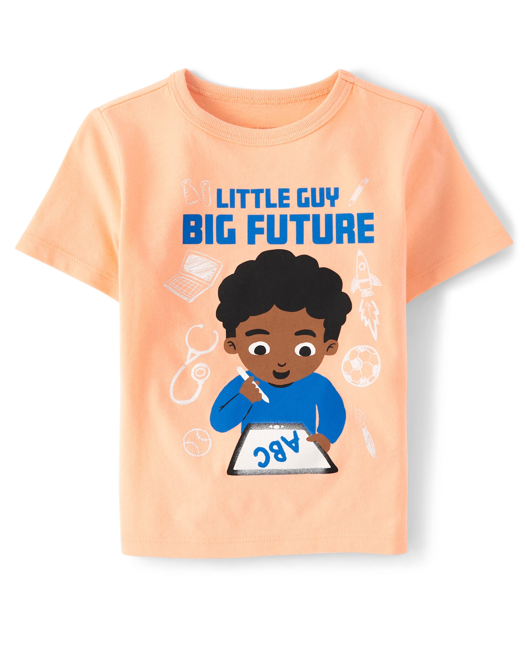 Baby And Toddler Boys Big Future Graphic Tee - sunfish | The Children's Place