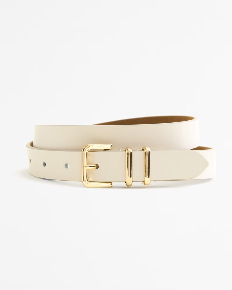 Women's Square Skinny Belt | Women's Accessories | Abercrombie.com | Abercrombie & Fitch (US)