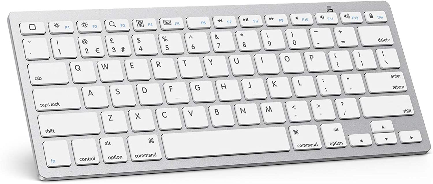 OMOTON Ultra-Slim Bluetooth Keyboard Compatible with iPad 10.2(8th/ 7th Generation)/ 9.7, iPad Ai... | Amazon (US)