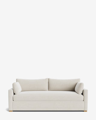 Peterson Deep Upholstered Sofa (75"-100") 100"/Wovens/Ivory Windowpane Wovens | McGee & Co. (US)