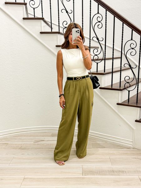 Top in small, double lined, has ruching.
Cargo pants in small I’m 5’2”.
Sandals tts
Date night out, summer outfit, fashion over 40, Amazon finds

#LTKFindsUnder50 #LTKStyleTip #LTKOver40