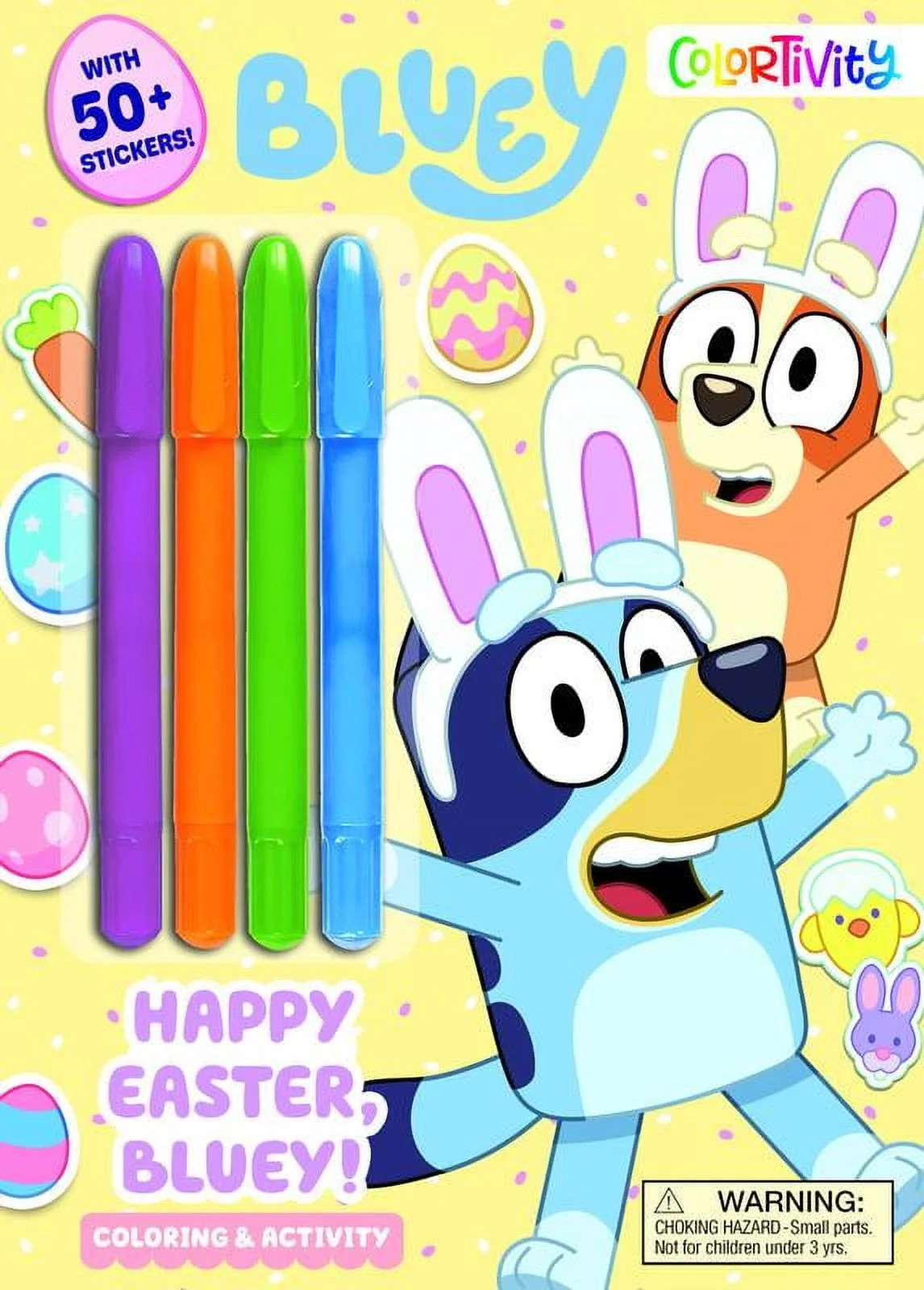 Bluey Colortivity: Happy Easter, Bluey!, 48 pages (Paperback) | Walmart (US)