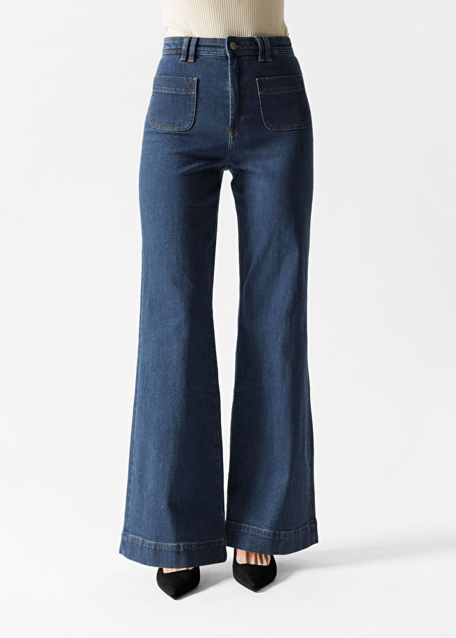 Patch-Pocket Bootcut Jeans | & Other Stories (EU + UK)
