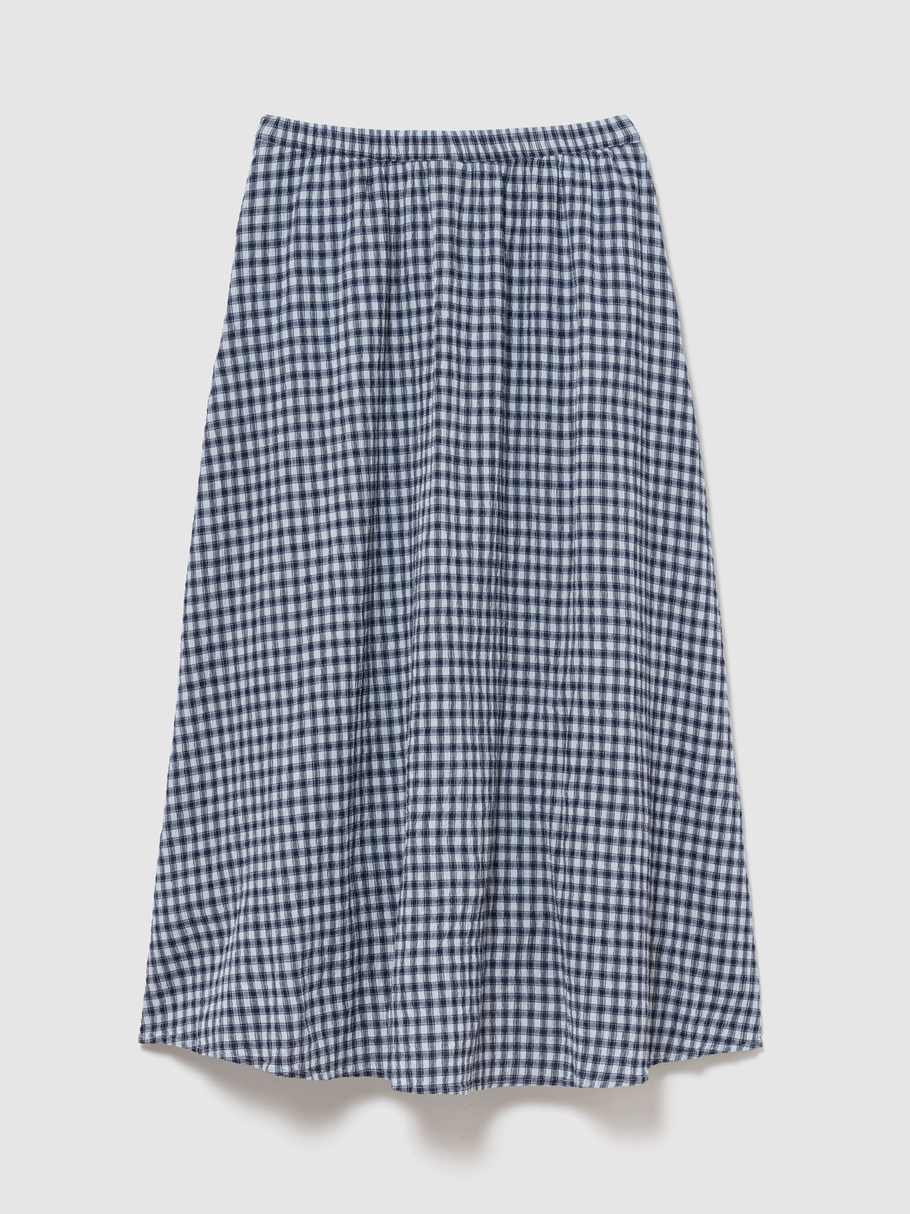 Blue Gingham Maxi Skirt | Gap | GAP UK