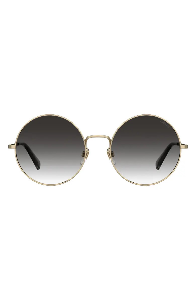 Levi's® 58mm Mirrored Round Sunglasses | Nordstrom | Nordstrom