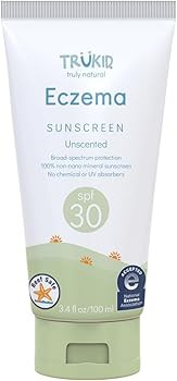 TruKid Eczema Daily Sunscreen SPF 30 - Kids & Baby Sunscreen for Face & Body, Reef Safe Sunscreen... | Amazon (US)