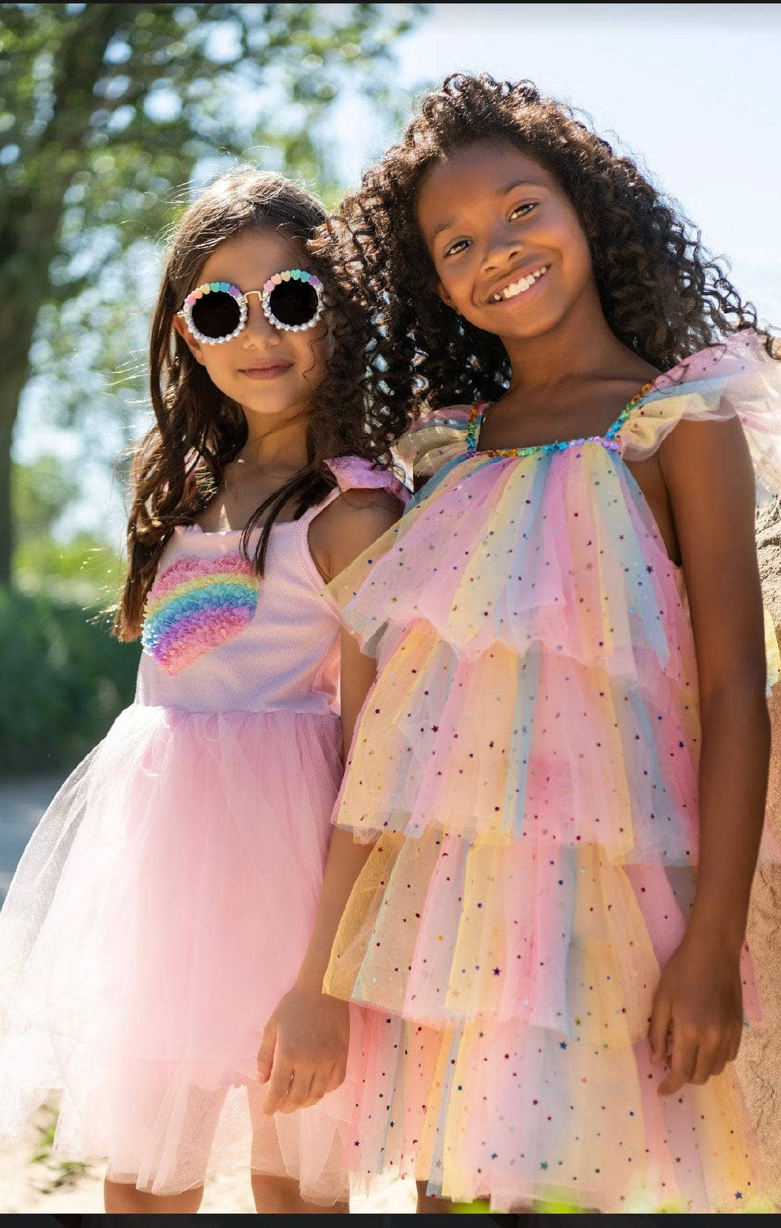 Ombre Gem Tulle Layer Dress | Lola + The Boys