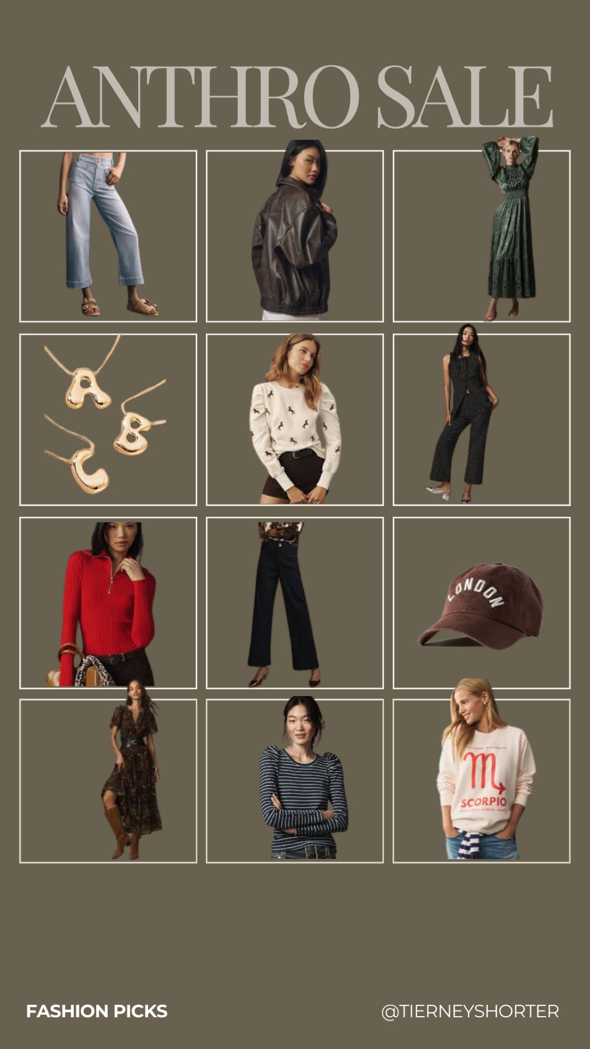 My top fashion picks form the Anthro sale! So many favorites on sale for 30% off! Be sure to use code: ANTHRO30 at checkout! 

#LTKGiftGuide #LTKSaleAlert #LTKHoliday