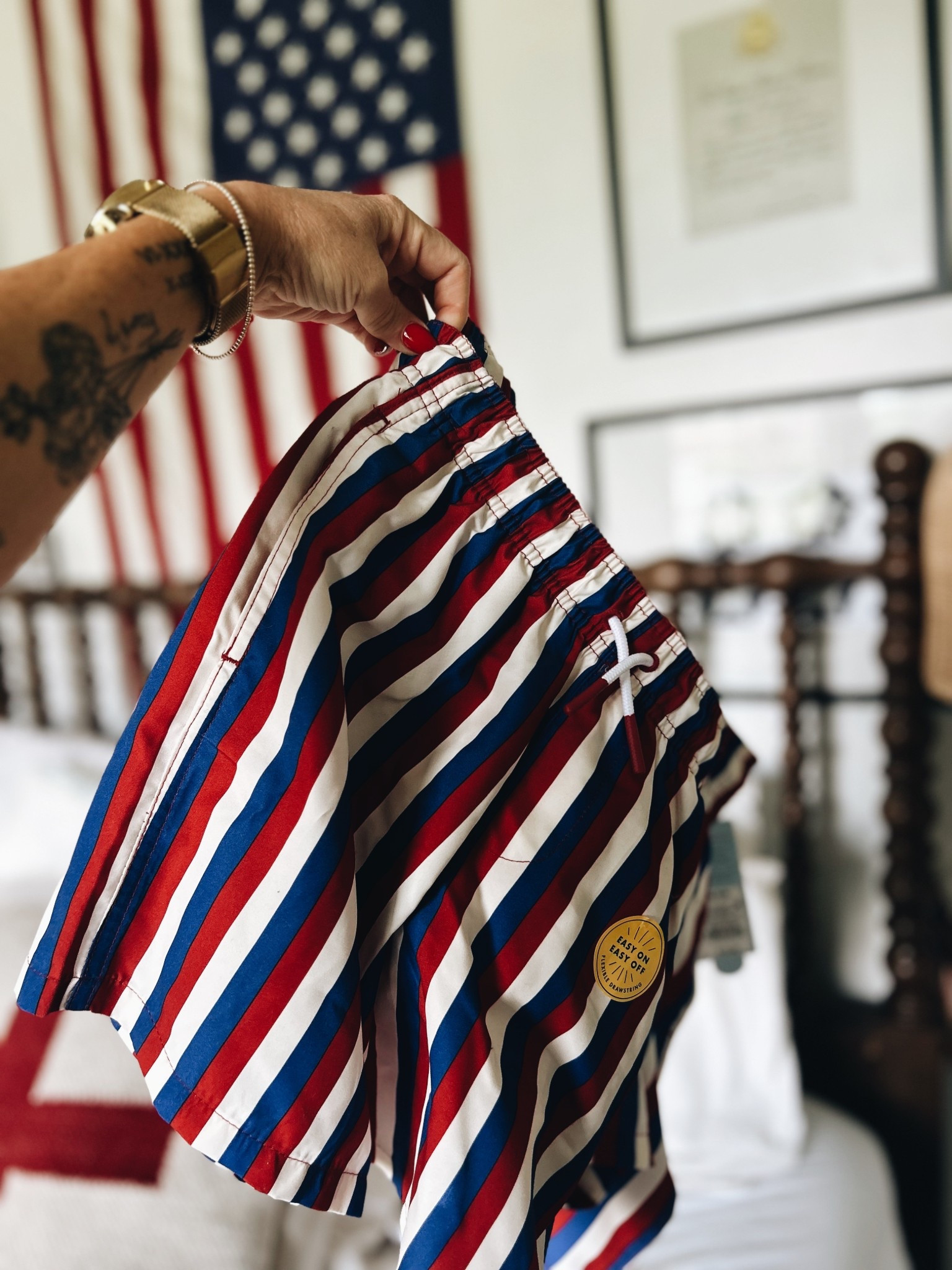 Americana boys swim trunks 🇺🇸 love the retro look 

#LTKSummerEdit #LTKKids #LTKSeasonal