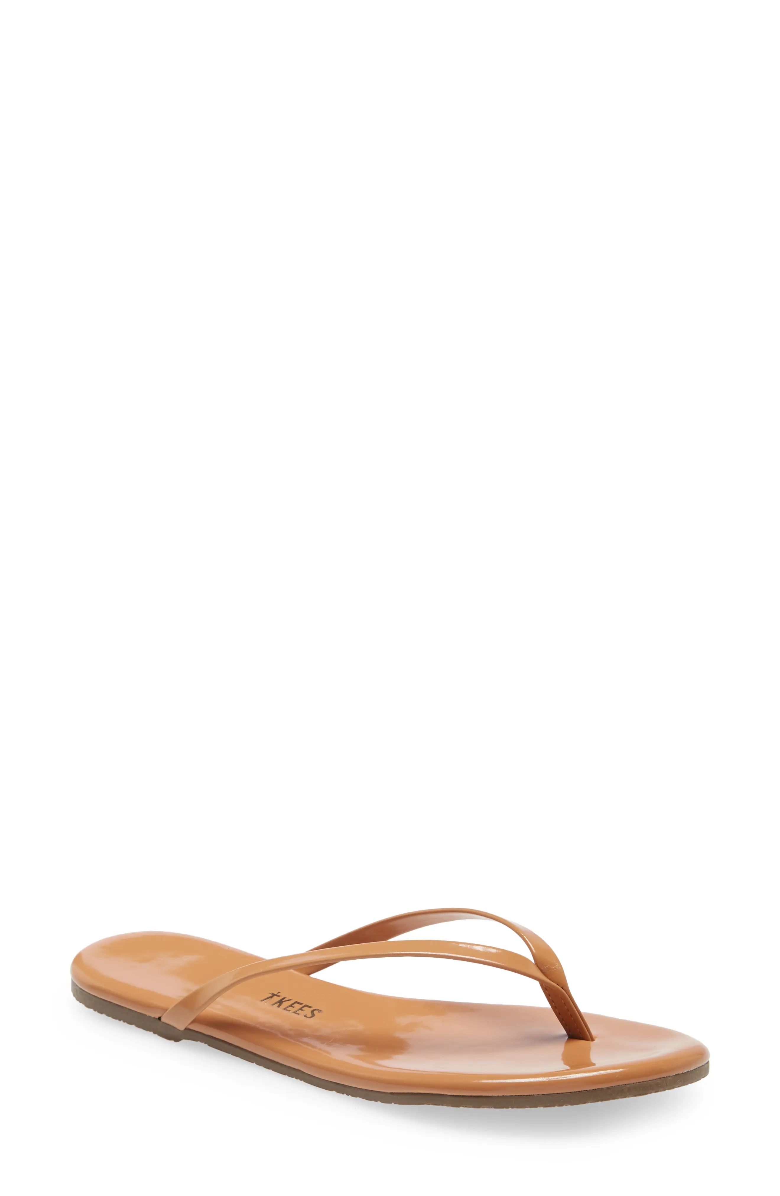 TKEES Foundations Gloss Flip Flop in Sun Bliss at Nordstrom, Size 8 | Nordstrom