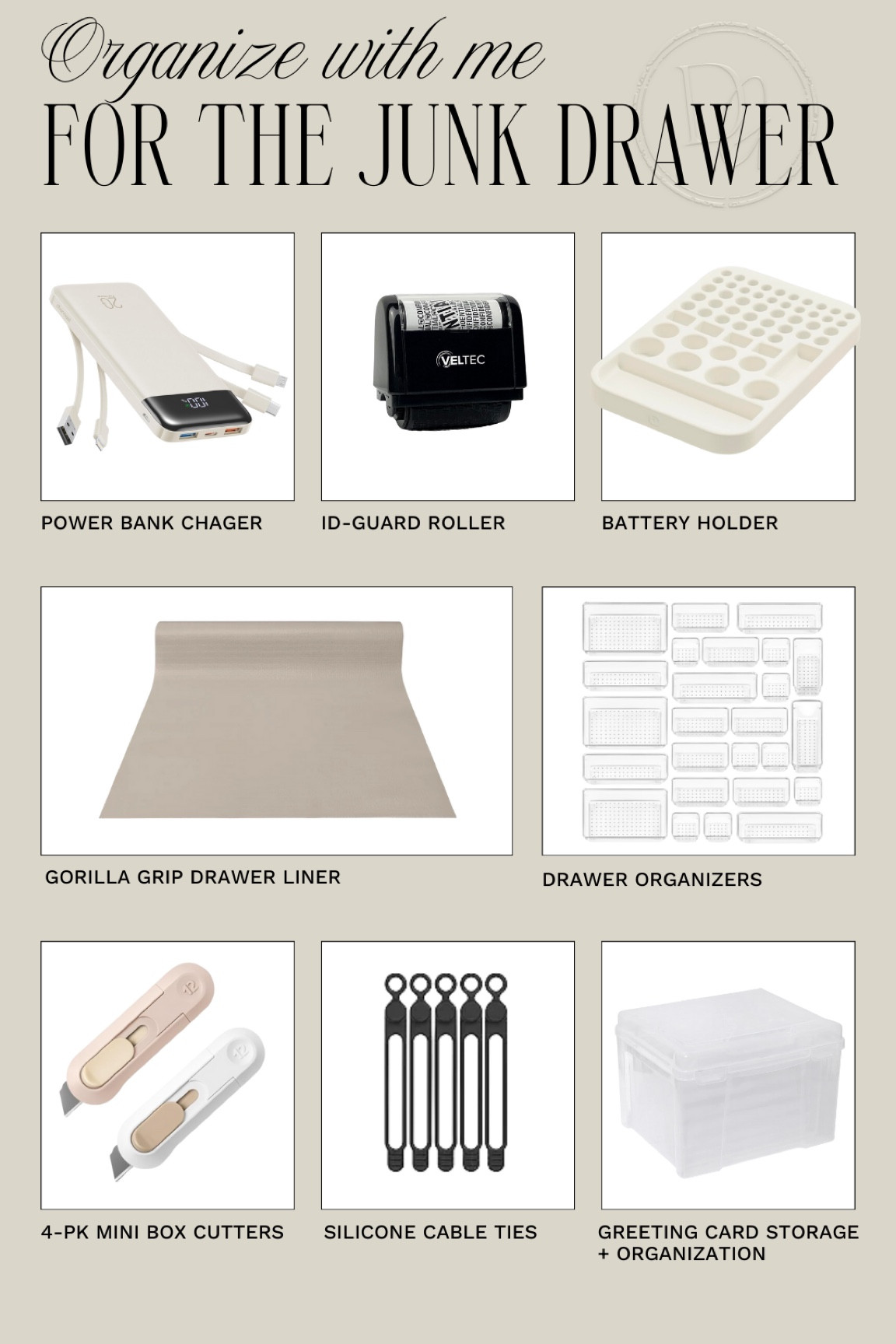 Junk Drawer Organization | home organization, amazon home, amazon finds, amazon home organizers, drawer organizers, drawer bins, drawer liner, organized home

#LTKHome #LTKFindsUnder100 #LTKFindsUnder50