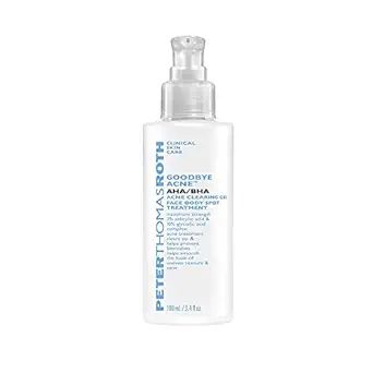 Peter Thomas Roth | Goodbye Acne AHA/BHA Acne Clearing Gel | Face Body Spot Treatment, Maximum-St... | Amazon (US)