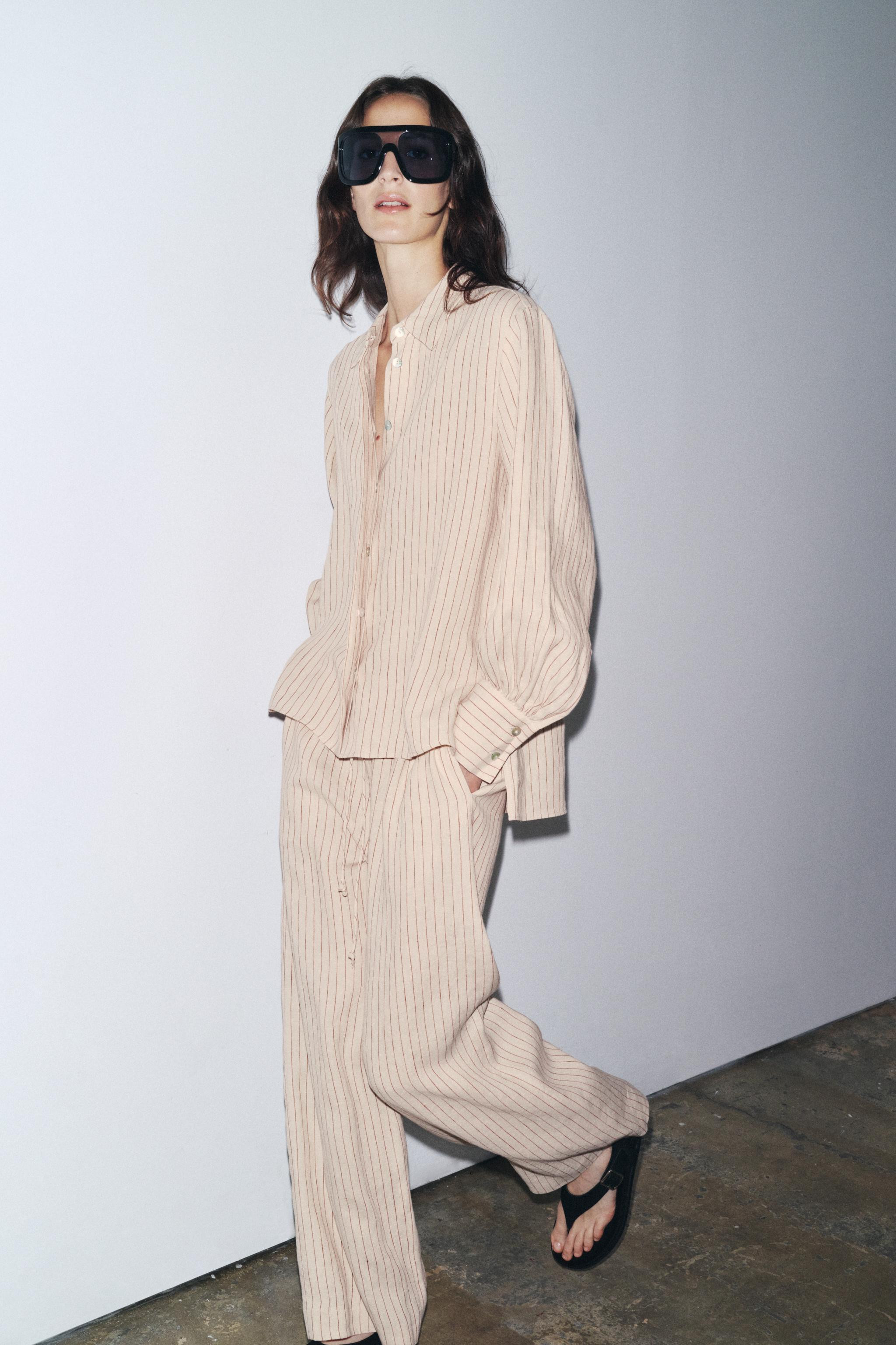 100% LINEN SHIRT ZW COLLECTION | Zara UK