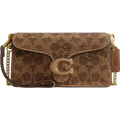 Tabby 19 Crystal Signature Suede Leather Crossbody Bag | Nordstrom