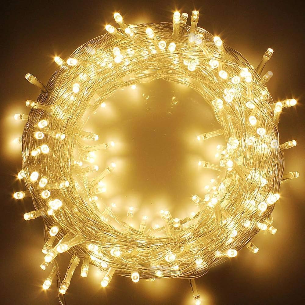 Twinkle Star 200 LED String Lights, 66 ft Plug in String Lights 8 Modes Waterproof for Indoor Out... | Amazon (US)
