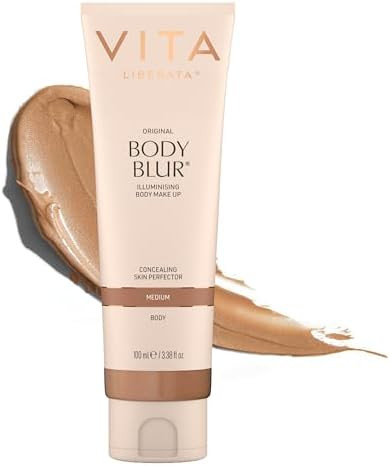 Vita Liberata Body Blur, Leg and Body Makeup. Skin Perfecting Body Foundation for Flawless Bronze... | Amazon (US)