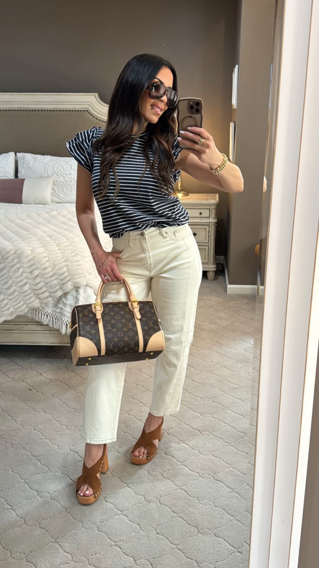 Classic. Timeless. Affordable. 🤍 This striped flutter-sleeve top is the perfect elevated basic for your spring wardrobe. Paired with my favorite white denim for a look that feels like smooth sailing. 🥂
#WalmartStyle #WalmartFinds #ClassicStyle #SpringOutift #WomenOver