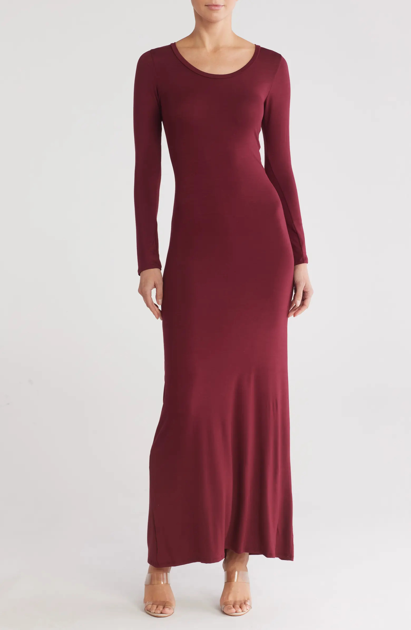 Long Sleeve Maxi Dress | Nordstrom Rack