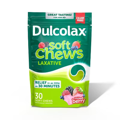 Dulcolax Laxative Stool Softener Soft Chews - 30ct | Target